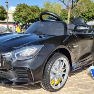 COCHE ELECTRICO NIÑOS MERCEDES GTR AMG 12V, NEGRO - INDA207-LEG6950449